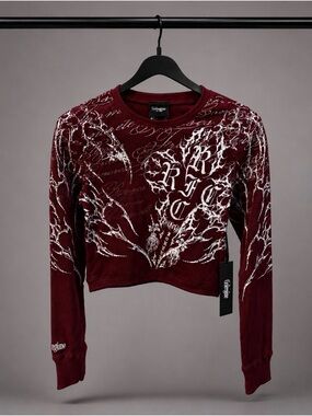Civilregime Ox Blood Reversed Curse Crop Waffle Thermal